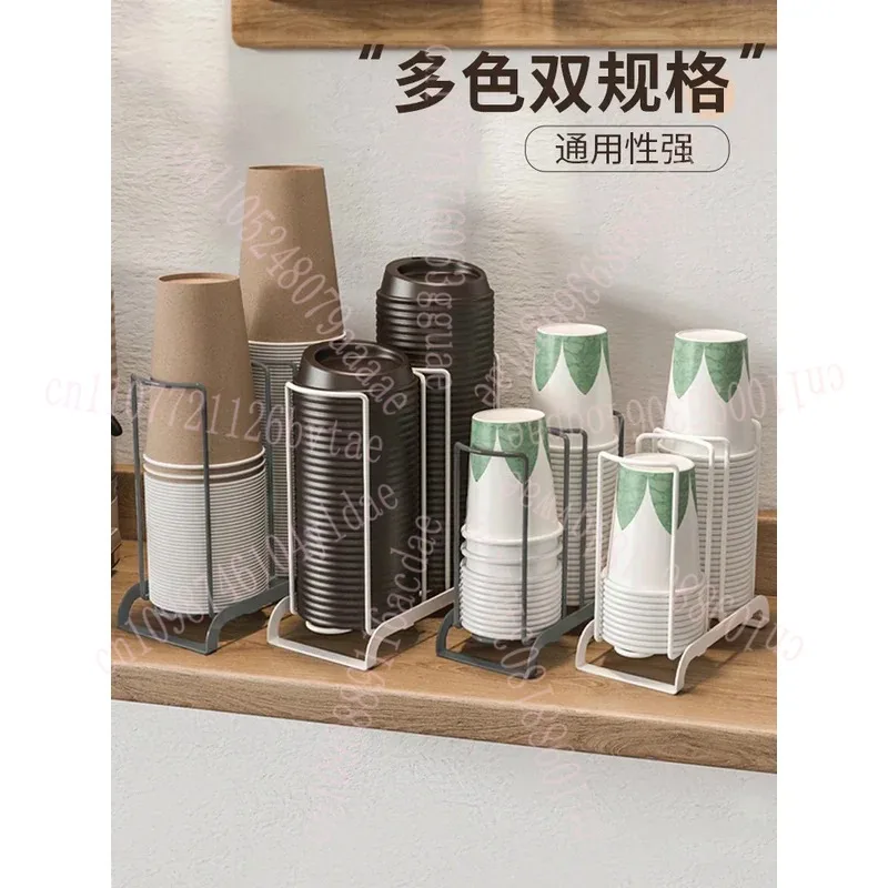 Dispensador descartável, suporte de papel, rack de armazenamento de copos de água