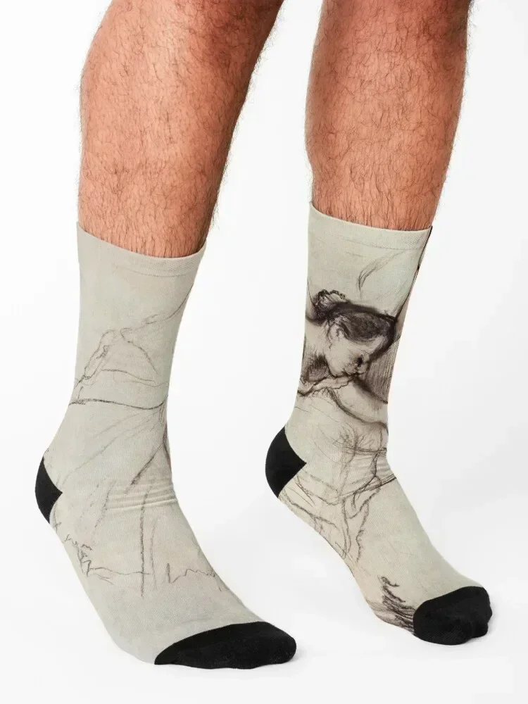 Two dancers resting Socks basketball anti slip football Non-slip shoes Socks For Women Men's