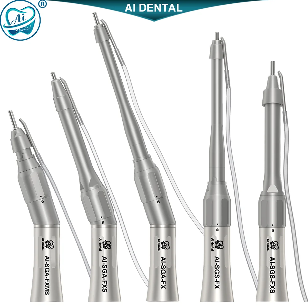 

AI-FX Series 1:2 Increasing Dental 20˚ Angle/Straight Implant Handpiece Low Speed For Surgical Bur Teeth Cutting Supply