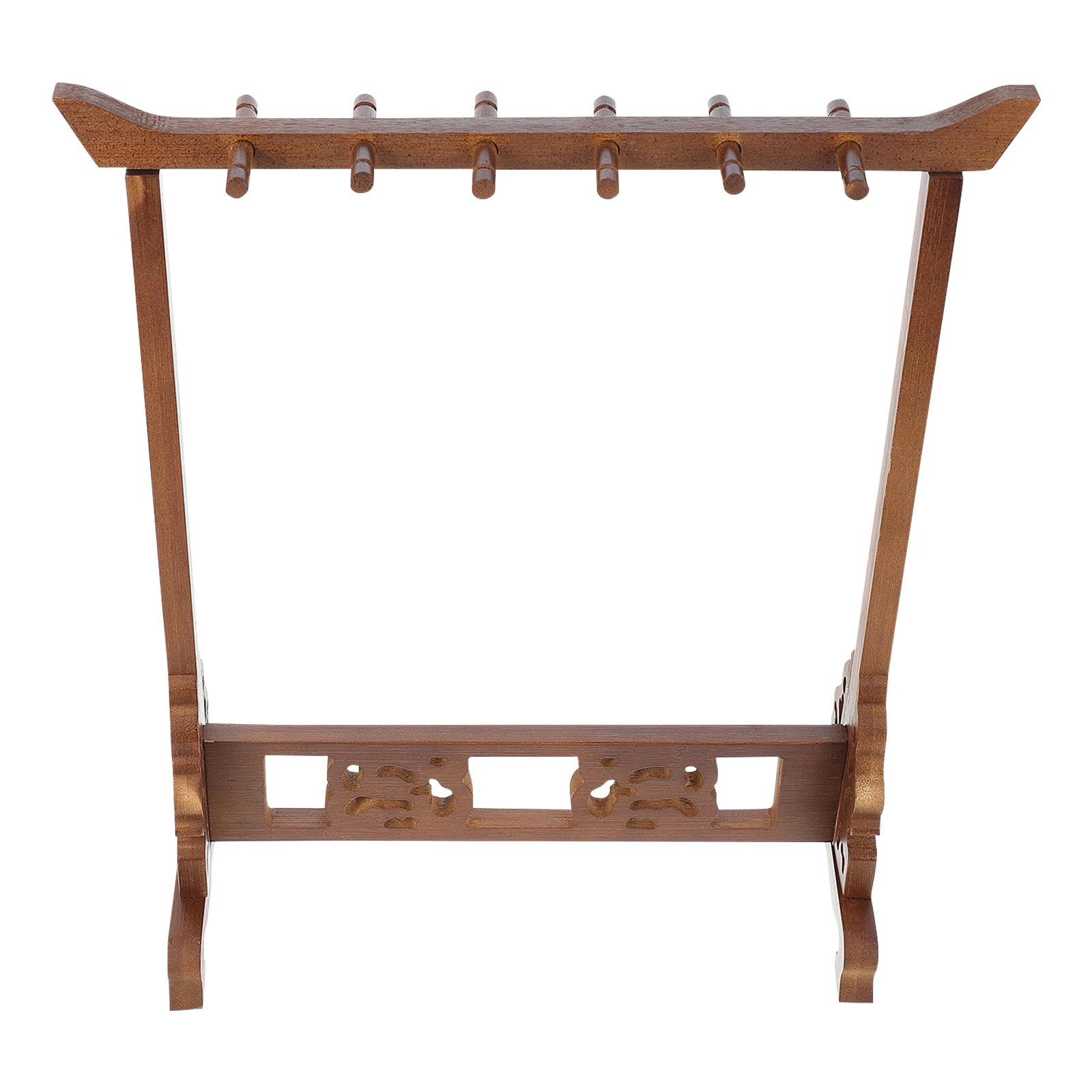 

1Pc Bamboo Pen Holder Brush Hanging Rack Simple Desktop Ink Brush Stand Fine Workmanship