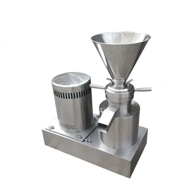 Peanut Butter Sesame Seed Paste Production Equipment Stainless Steel Electric Grinding Paste Mill