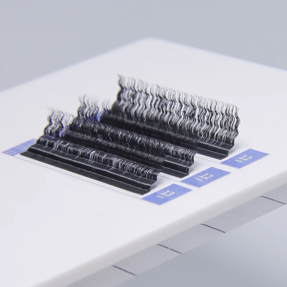 GLAMLASH ثلاثية الأبعاد مجعد رموش صوف حليقة القط العين الرموش رقيق سميكة Fasle الرموش الطبيعية طويلة اليدوية رموش تمديد #5