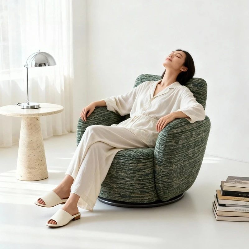 Rotating sofa chair single 360-degree modern simple home leisure chair