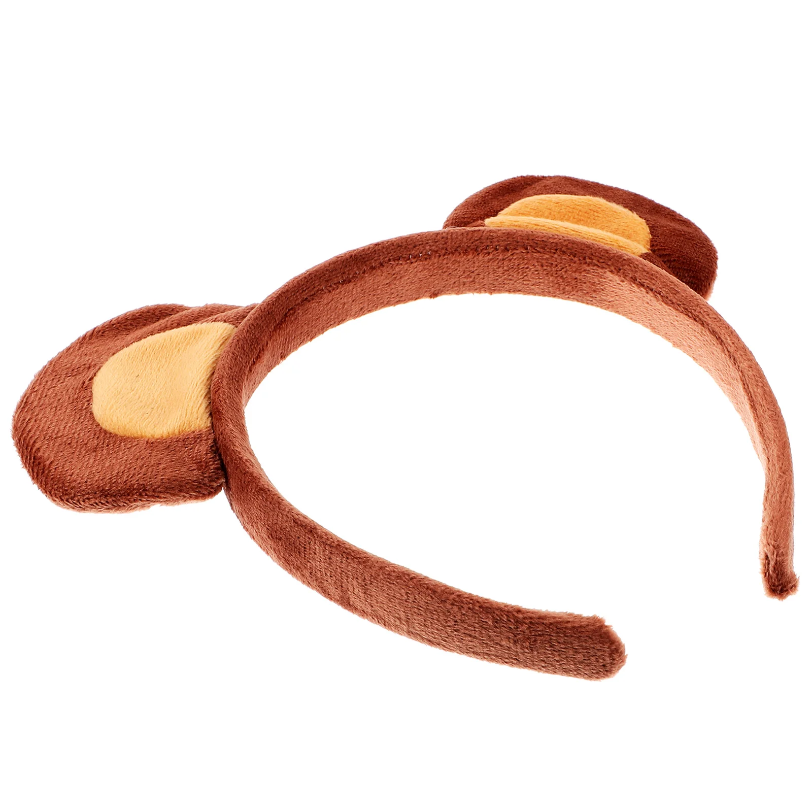 

Brown Bear Ears Headb Women Party Lovely Hairb Comfortable Decorative Ear Hairb Adorable Cosplay Photo Prop