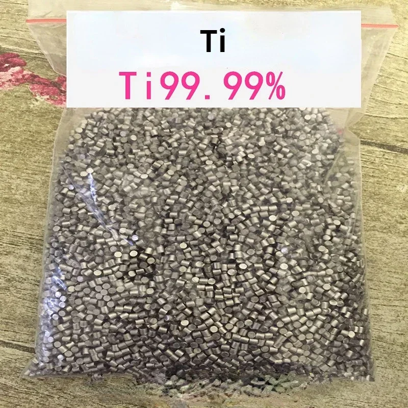 Titanium Block 100g 500g 1000g Titanium Particles Metal Titanium Grains Ti 99.99% for Scientific Research e