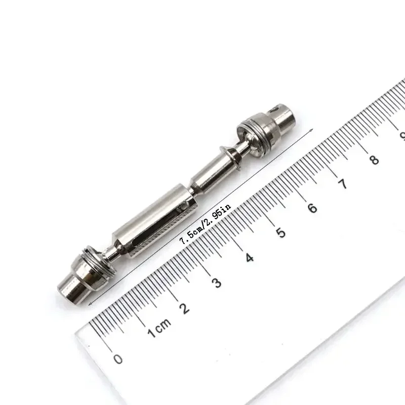 Ural Truck piezas de repuesto de coche teledirigido eje de transmisión trasero delantero de Metal para Henglong WPL Ural B36 B16 C14 C24 B24