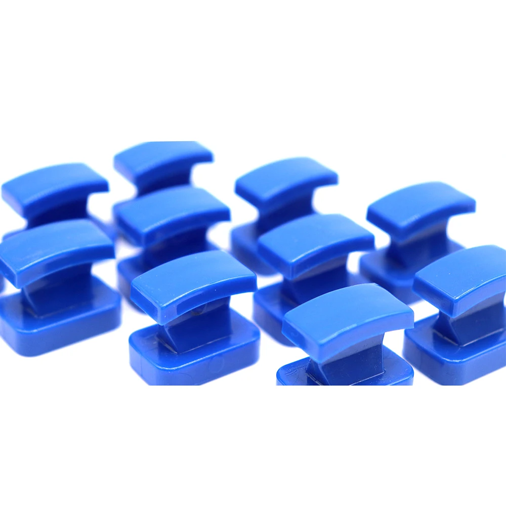 Curved Surface PDR Pull Tabs High Strength PC Material Auto Body Dent Repair Accessories 12Pcs 6