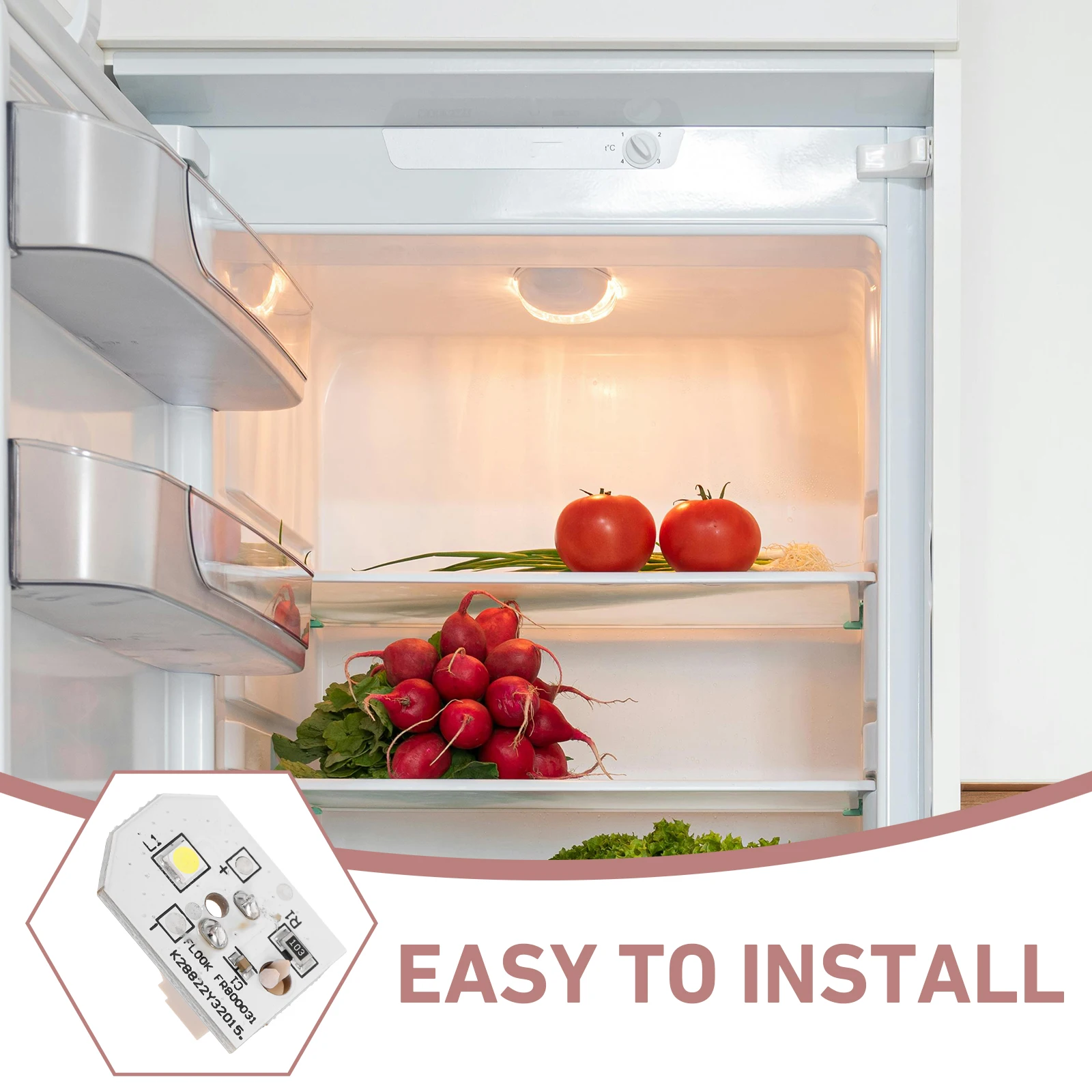 

5pcs LED Light Module for Refrigerator WR55X11132 WR55X25754 No Flicker Strobe Free Instant Brightness High Temperature Safe
