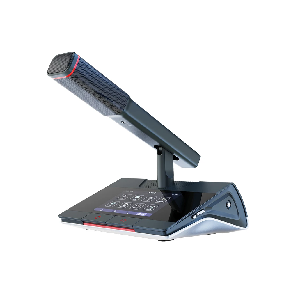 UN560D-F Digital Network Wireless Microphone Multi-Channel Audio Conference System CAT6E Network Cable Voting for