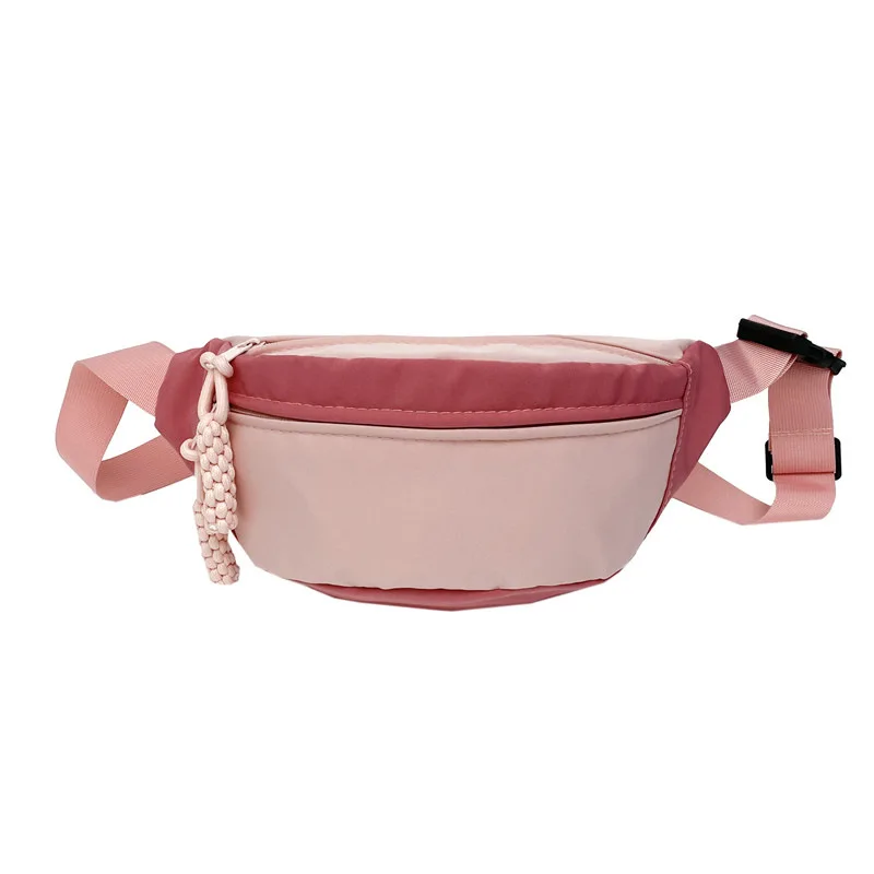 Women Waist Bag Canvas Shoulder Crossbody Bags for Woman Designer Fanny Pack Fashion Hip Sack Chest Banana Female Bum Belt Bags