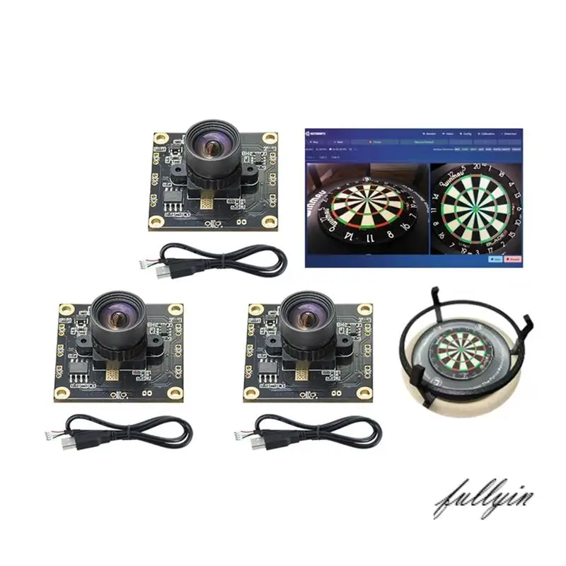 

FULL-6Pcs OV9732 100 Degrees 1280X720 30Fps Camera Module For Autodarts Io With 2M Cable,PCB SIZE:32X32mm, Camera Module