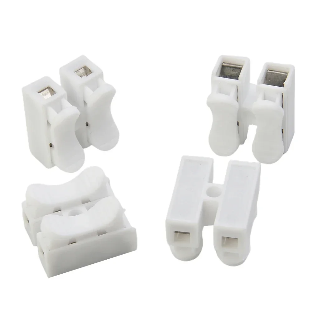 CH2 Spring Quick Wire Minal Connector Cable Clamp Terminal Block LED Strip Light Replace Electrical Tape Terminals Block Connect