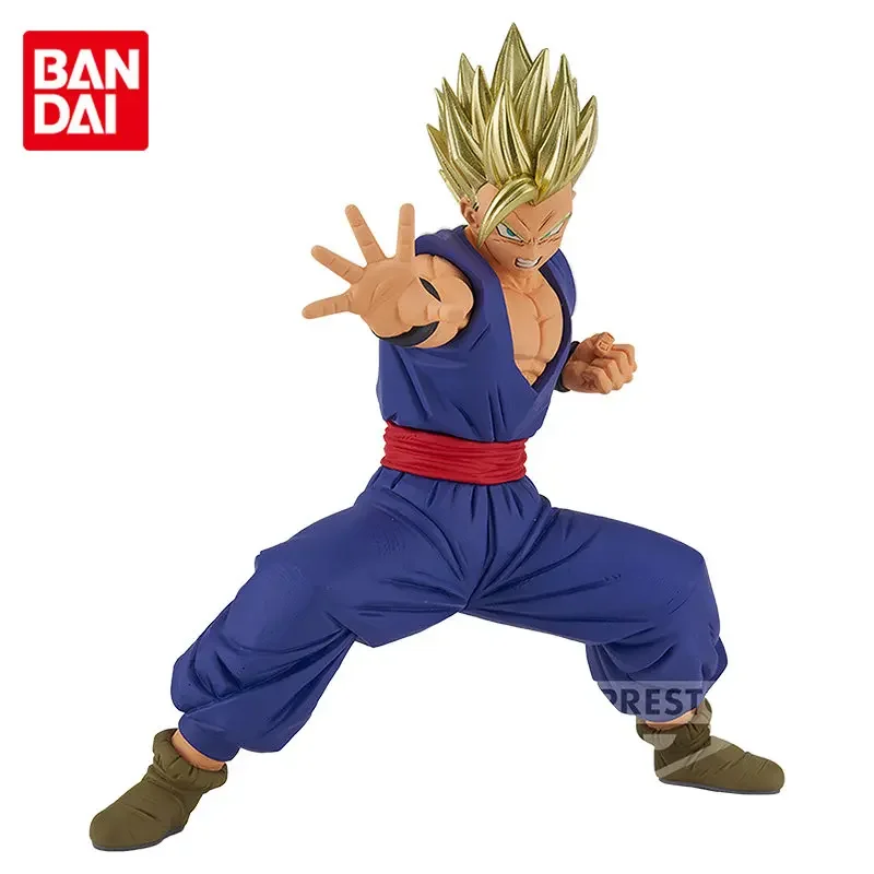 Banpresto Original BLOOD OF SAIYANS DRAGON BALL SUPER SUPER HERO Son Gohan Anime Action Figure Toys For Boys Kids Birthday Gifts