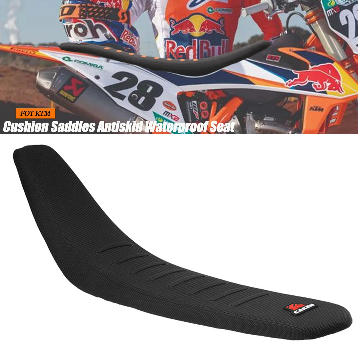 Motorcycle NEW 2022 Cushion Saddles Antiskid Waterproof Seat For KTM EXC EXC-F SX XS-F XC XC-F XCF-W TPI 150 250 350 2020-2021