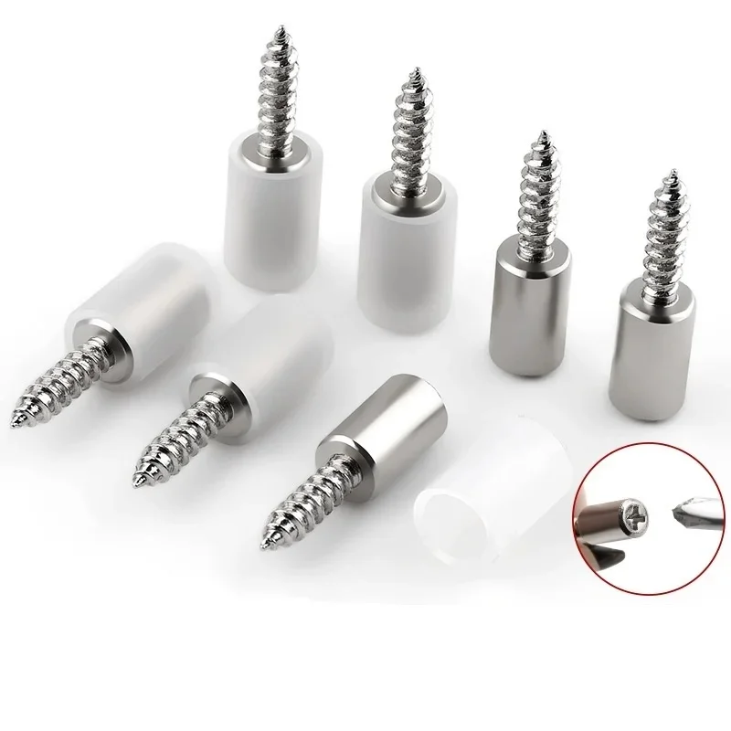 with Rubber Sleeve Laminate Cross Self-tapping Screw Support Homemade Wardrobe Cabinet Glass Hard Nonslip Partition Nail