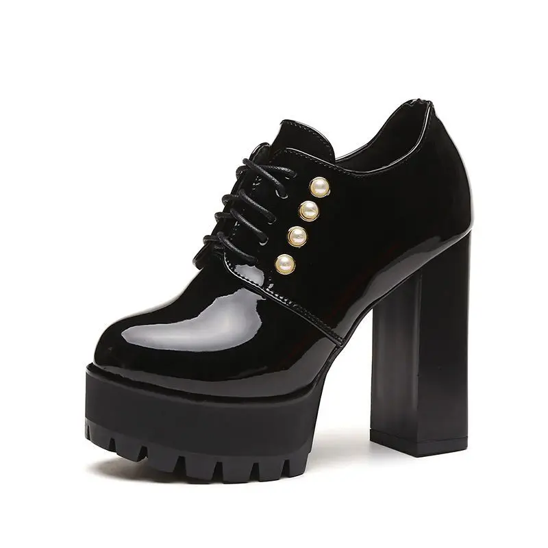 

Новинка 2025, непромокаемая женская обувь на высоком каблуке и платформе, модные женские короткие сапоги для банкетов и свиданий, Hatred Sky High