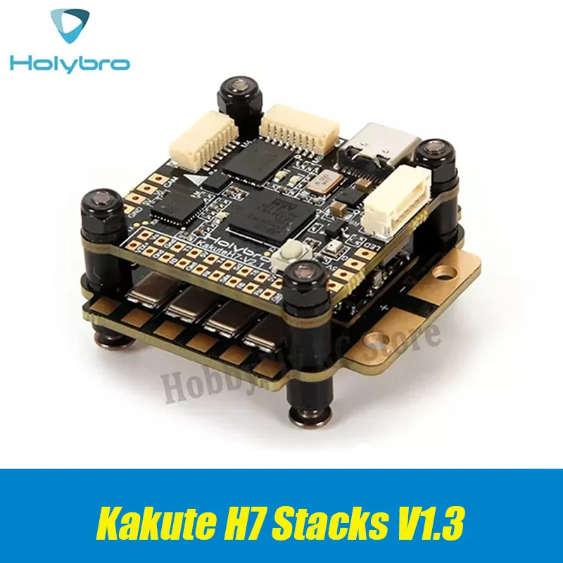 

HolyBro Kakute H7 V1.3 Stacks Kakute H7 V1.3 MPU6000 Flight Controller Tekko32 F4 50A /Matel 65A 4in1 ESC 2-6S for RC FPV Drone