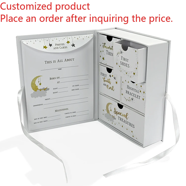 

Customized queryPersonalized Cartoon Cute Baby Memory Teeth Box Custom New Handmade Advent Calendar Drawer Keepsake Baby Gift Bo