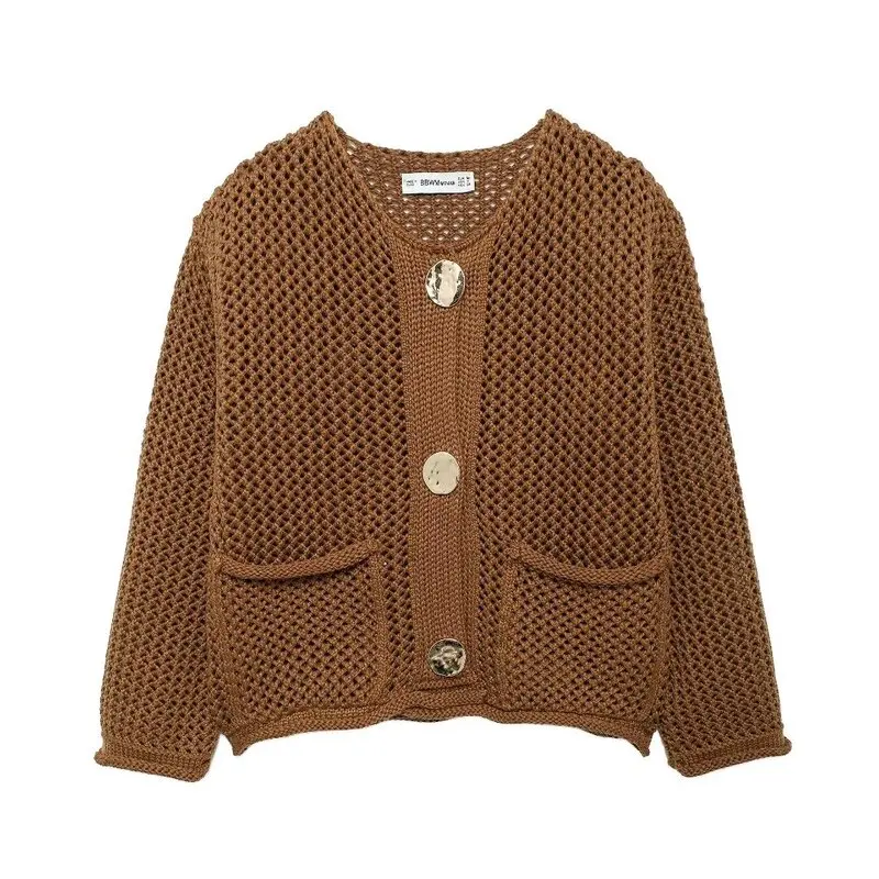 

Fall 2024 Women's Casual Long Sve round Ne Knitwear Thi Needle Basic Versatile Outerwear Commute Sle Regular Length
