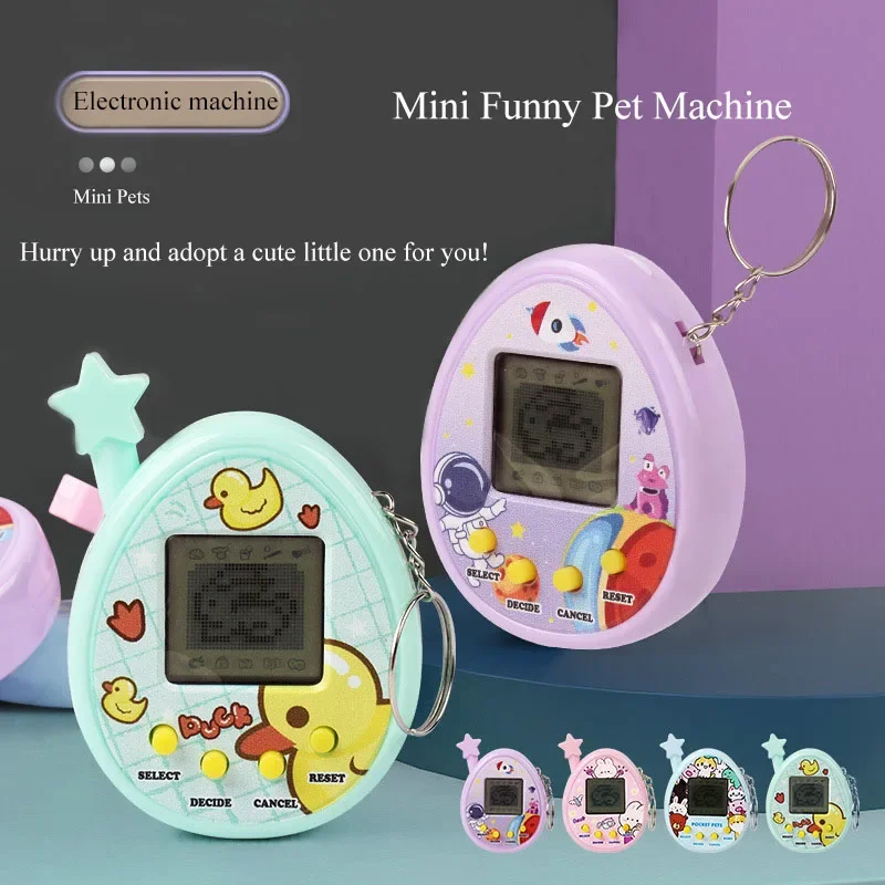 Tamagotchi-juguetes electrónicos para mascotas, nostálgicos, 168 mascotas en uno, ciber Digital Virtual, juegos divertidos, 1 unidad