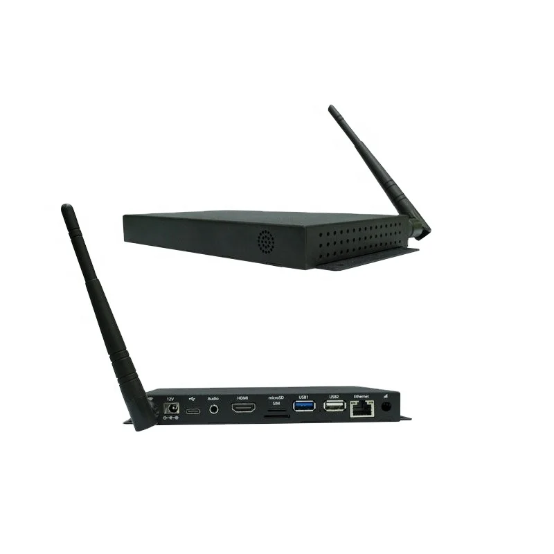 AI Android Playbox Lüfterloser Desktop-Android-Mini-PC mit CPU Rockchip RK3399 Audio- und Videobox