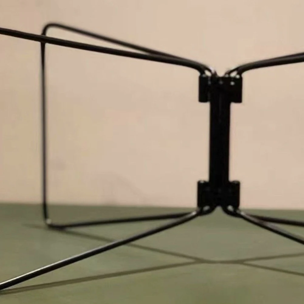 حامل معدني قابل للطي للتخييم، حامل صندوق من سبائك الألومنيوم المحمول، صندوق منظم من الفولاذ، حامل قابل للطي لصيد الأسماك في النزهات الخارجية