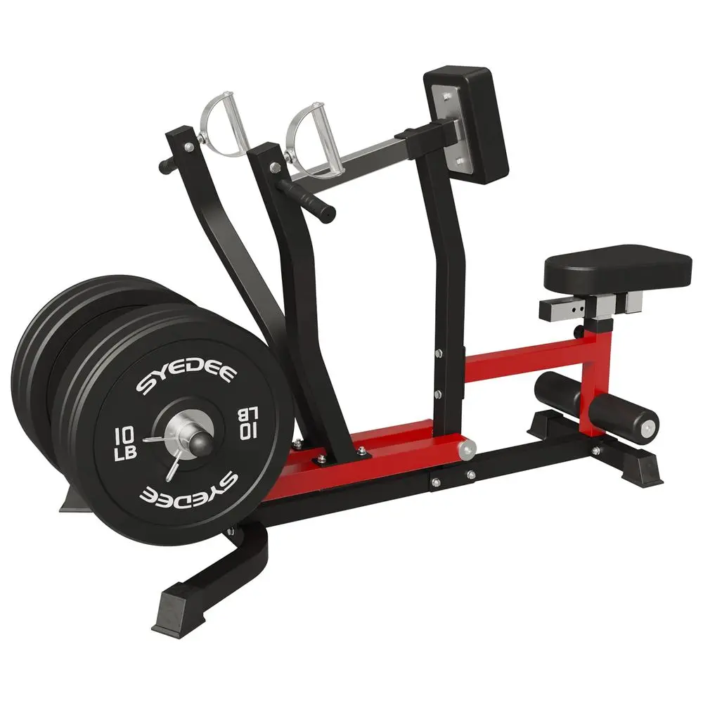 

Row Machine, Back Machine Gym Equipment Plate Loaded, Adjustable LAT Machine with Independent Arms amp Multi Grip Positions, 40