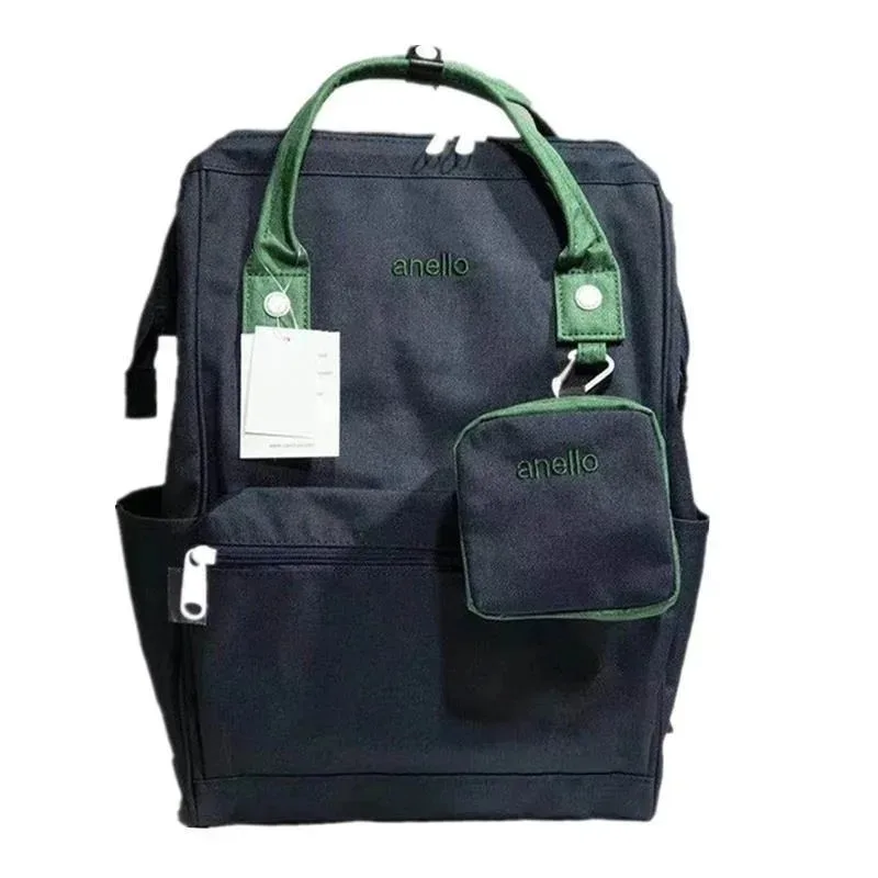 Anello Large Capacity Multifunctional Unisex Backpack Laptop Travel Rucksack Fashion Student Bag for Daily School Casual Trip
