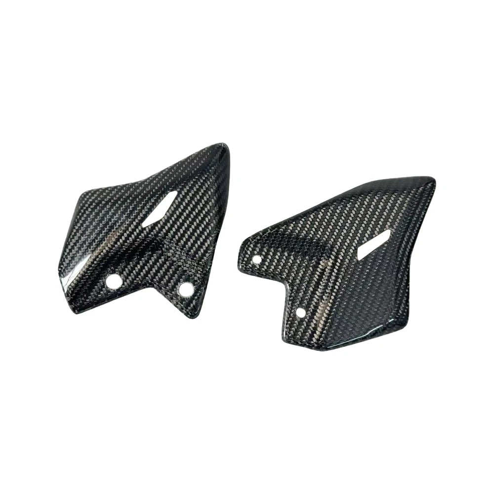 Adatto per Kawasaki Ninja 650-z650 accessori moto pedale posteriore bordo ala bordo di protezione posteriore in fibra di carbonio 2017-2024