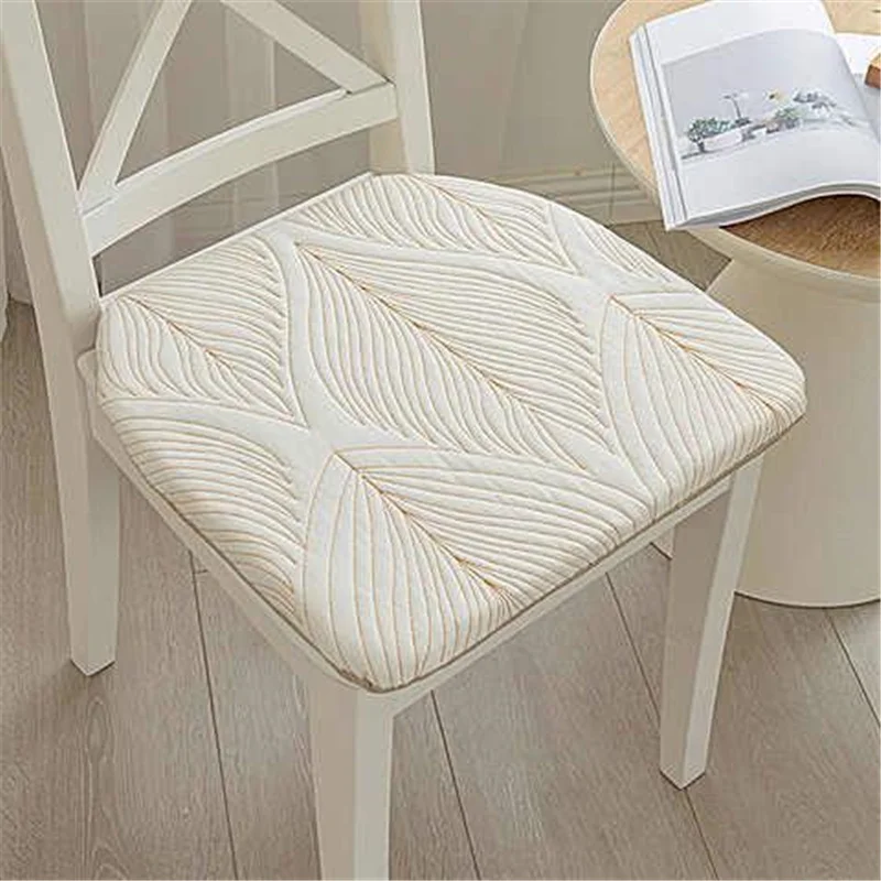New Thickened Plush Dining Chair Cushion Modern Style Home Decoration Anti-slip Sitting Mats Winter Soft Warm Office Stool Pads
