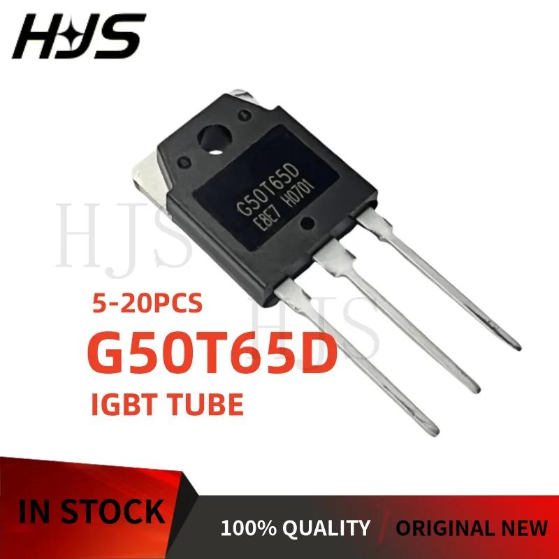 5-20pcs Brand New G50T65D 50T65D K50T60 50N60 TO-3P IGBT Transistor In Stock