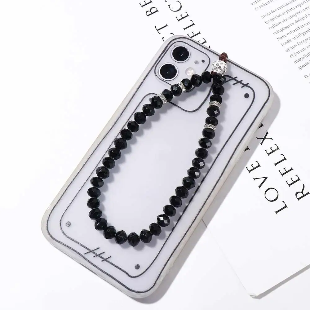 Strap Phone Charm Hand Wrist Lanyard Key Lanyards Phone Lanyards Mobile Phone Straps Mobile Phone Chain Crystal Phone Straps