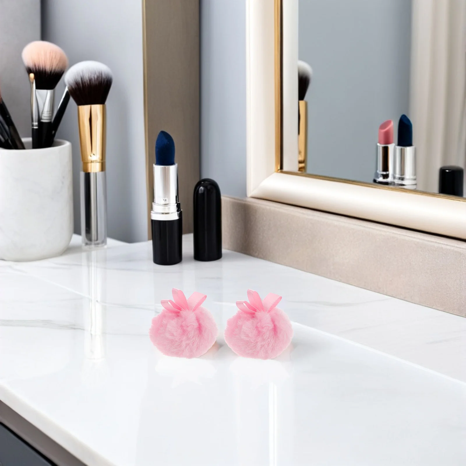 6Pcs Soft Makeup Puff Powder Applicator Round Large Washable Foundation Puff Travel Makeup Tool Loose Powder Applicator