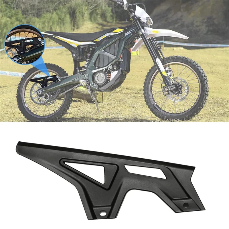 Dependable-For Sur-Ron Ultra Bee Surron Ultrabee Chain Guards Cover, Motorcycle Chain Cover Guard Set Protector (Lower+Upper) - Image 4