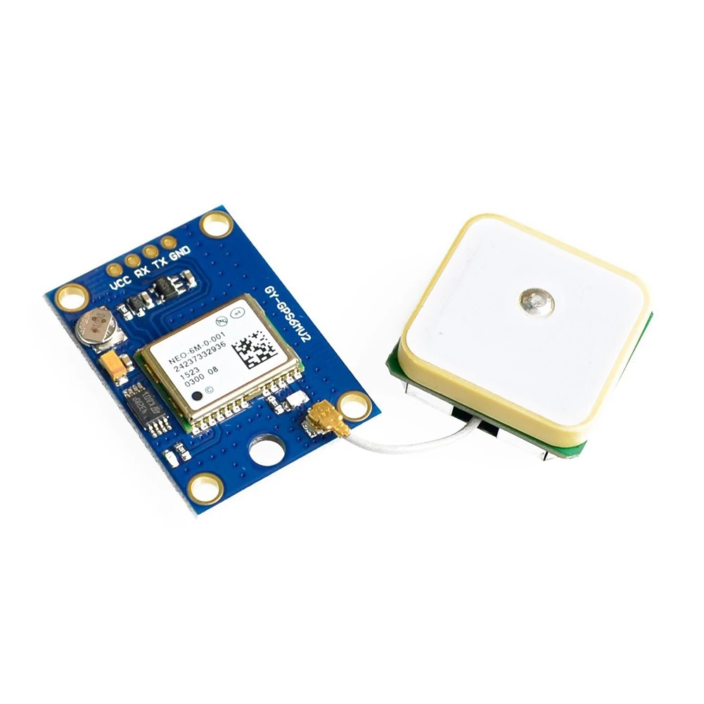 GY-NEO6MV2 New NEO-6M GPS Module NEO6MV2 with Flight Control EEPROM MWC APM2.5 Large Antenna for Arduino