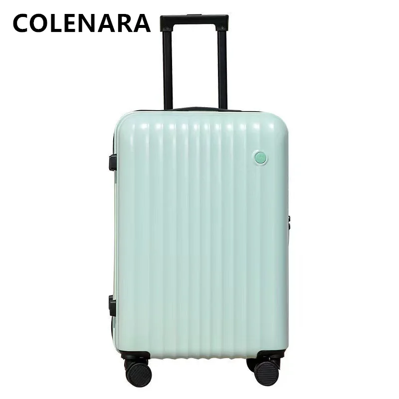 COLENARA 20 "22" 24 "26 pollici nuova valigia Trolley di grande capacità scatola d'imbarco robusta e resistente con ruote bagaglio a rotelle