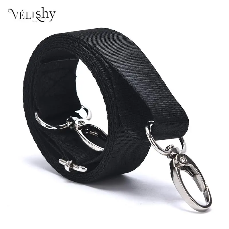 1pcs Black Adjustable Nylon  Shoulder Bag Belt Replacement Laptop Crossbody Camera Strap