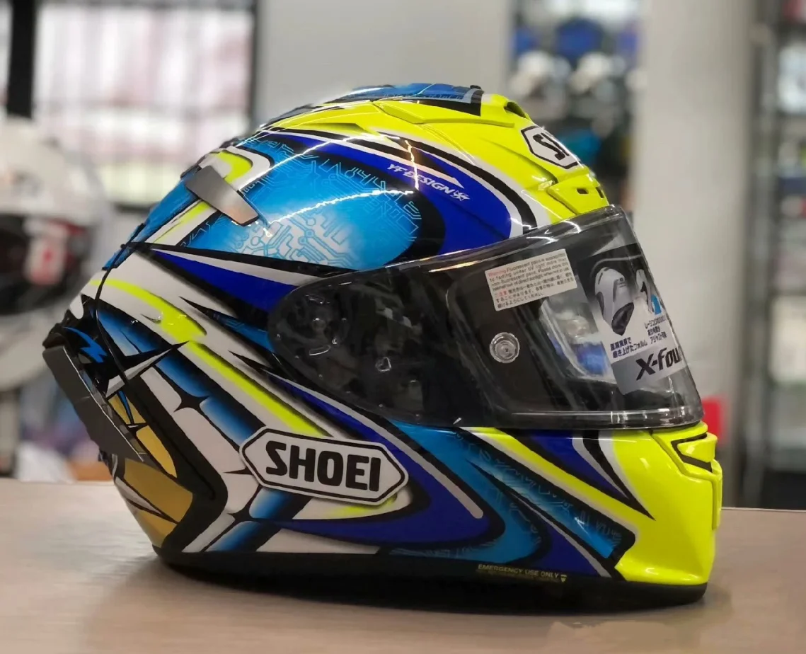 Full Face Motorcycle helmet X14 x-14  yellow daijiro  helmet Riding Motocross Racing Motobike Helmet