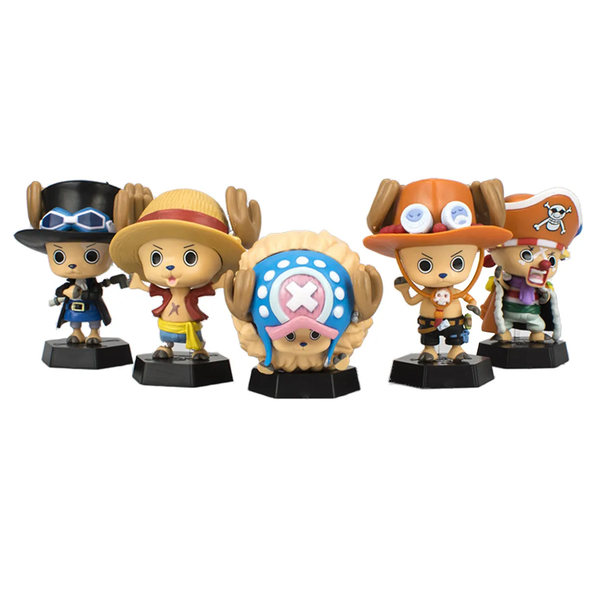 Anime One Piece Tony Tony Chopper Cos Luffy Saber Figure Model Buggy Toy Sabo Gift Car Ornament Action Figure Collect Gifts