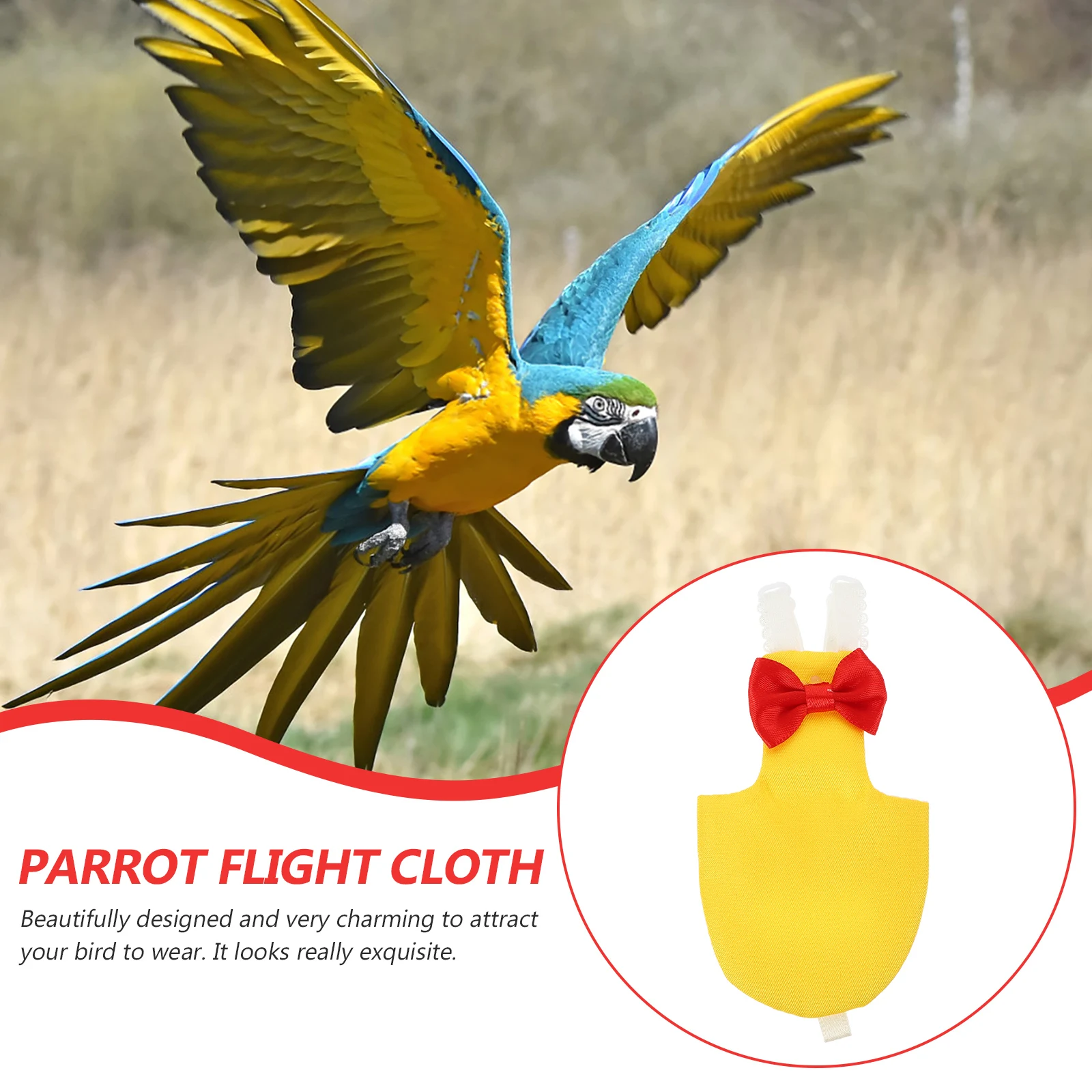 

Lightweight Diaper Creative Rooster Suit Suitable for Parrots Conures and Small Birds