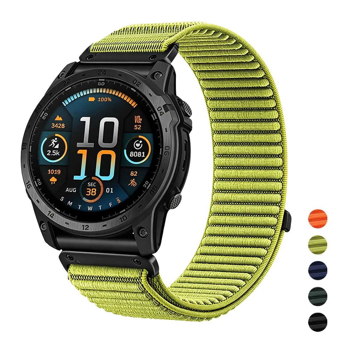 QuickFit 22mm 26mm Sports Nylon Strap For Garmin Fenix 8 Epix Pro 47mm 51mm Fenix 7 7X 6 6X Pro/Enduro 3 970 Bracelet Watchbands