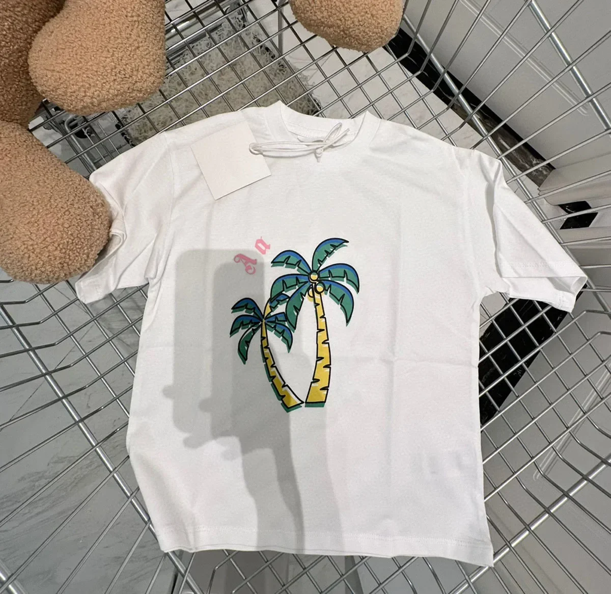 Camiseta con estampado de dibujos animados para niños y niñas, camisa fresca con patrón de árbol bonito, camisetas cortas de verano, nueva moda