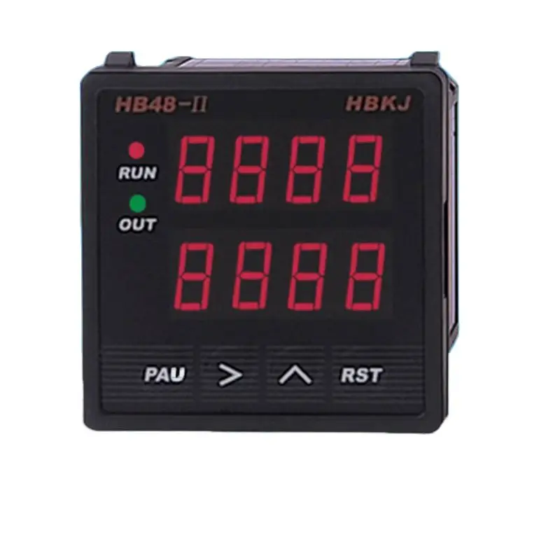 Counter HB48-II intelligent double digital display time relay HB48P timer automatic pulse