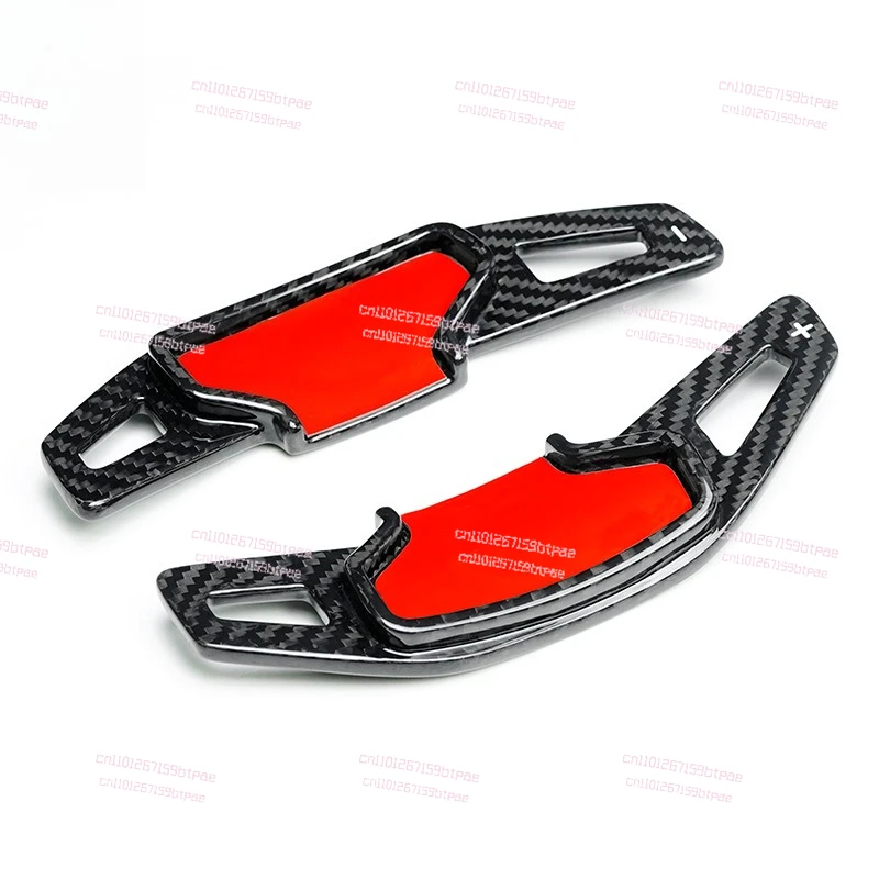 

Suitable for 2024 true carbon fiber steering wheel paddle carbon fiber modified stickers