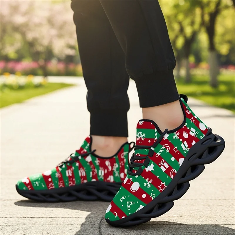 أحذية الجري الرجالية للنساء أحذية رياضية كاجوال للجنسين قابلة للتنفس أحذية ماركة فاخرة هدية الكريسماس أحذية رياضية Tenis أحذية مشي للرجال #2