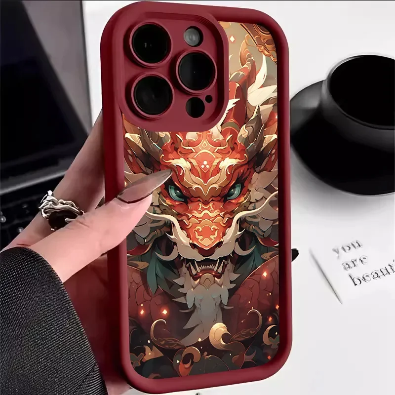 Mighty Dragon Case For Infinix Note 12 G96 30 VIP Tecno Spark 10 10C Camon 20 Hot 30i 30 Play GT 10 Pro Smart 7