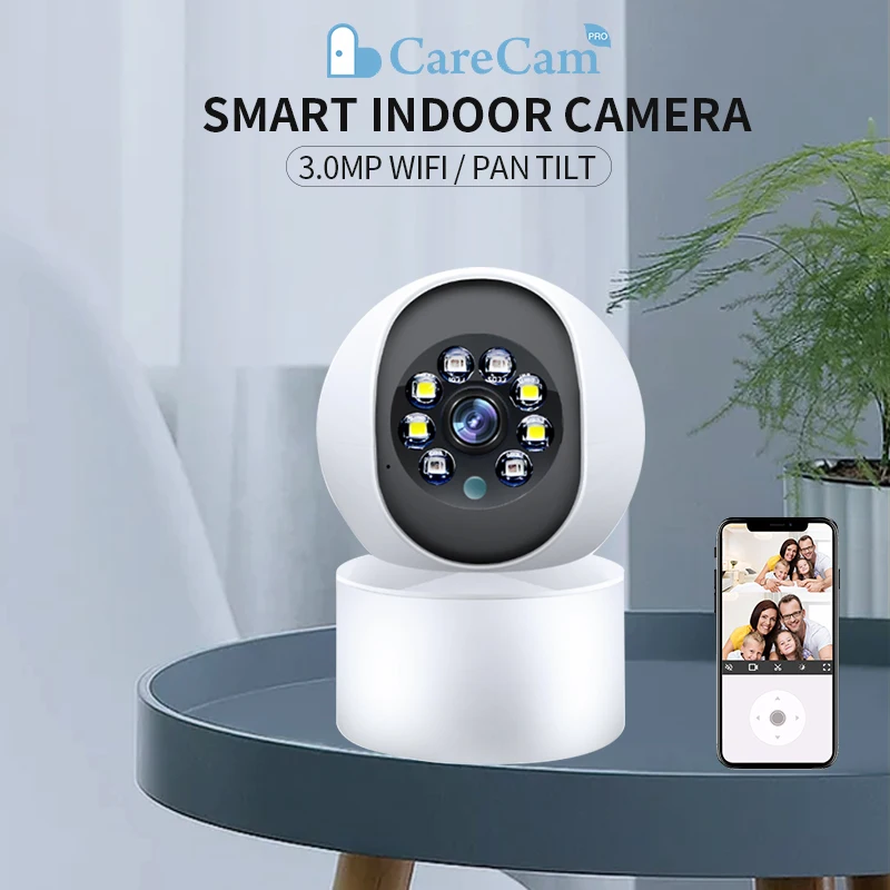 Indoor 5MP WiFi Camera Baby Monitor Wireless Ai Auto Tracking Night Vision Home Security Surveillance IP PTZ Camera