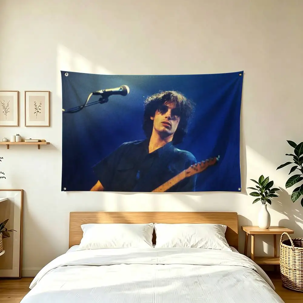 J-Jeff buckley Rock Singer  Flags Wall Hanging Tapestry Outdoor Garage Room Decorative flag Background Blanket