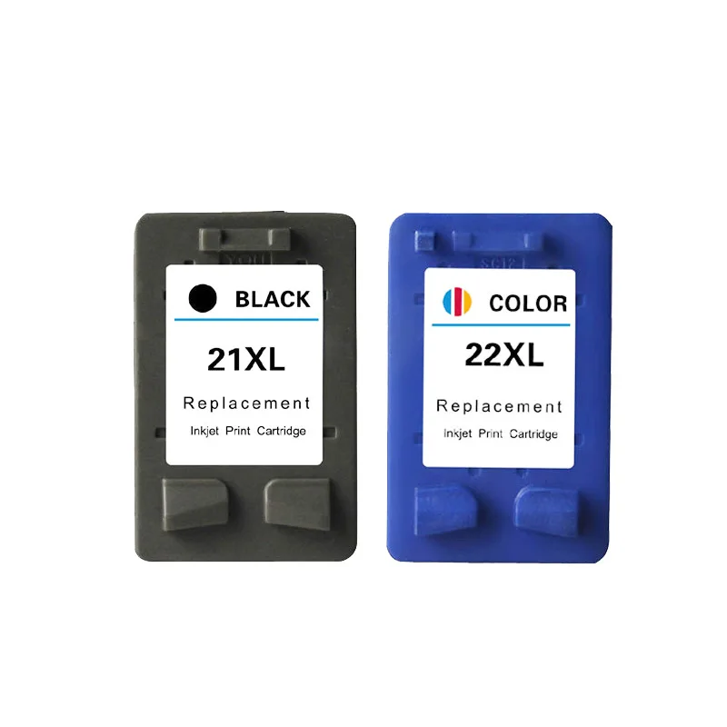 Vilaxh 21 22 XL Compatible Ink Cartridge Replacement for HP 21XL 22XL HP 21 22 Deskjet F2180 F2280 F4180 F2200 F380 380 Printer