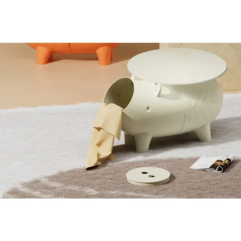 Pig cartoon model ornament living room coffee table sofa side simple storage Nordic simple light luxury